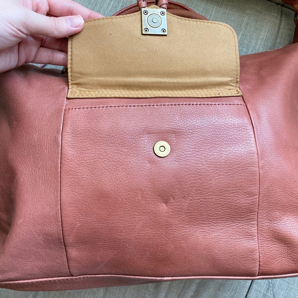 1 LEFT The Sak Sierra Convertible Leather Satchel - Picture 5 of 16